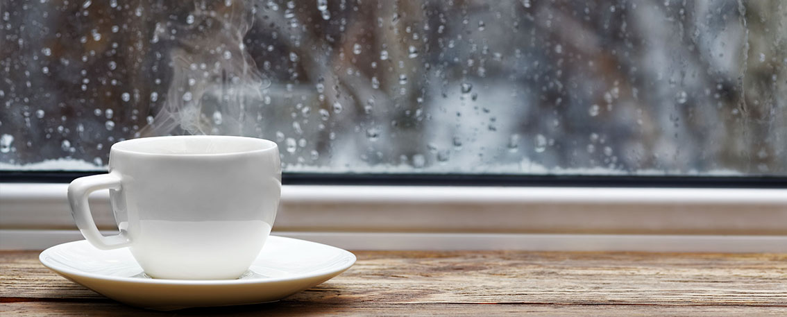 Tea on a rainy day