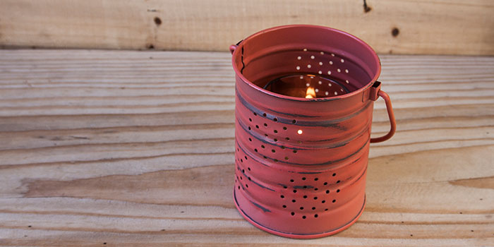 Tin can lantern
